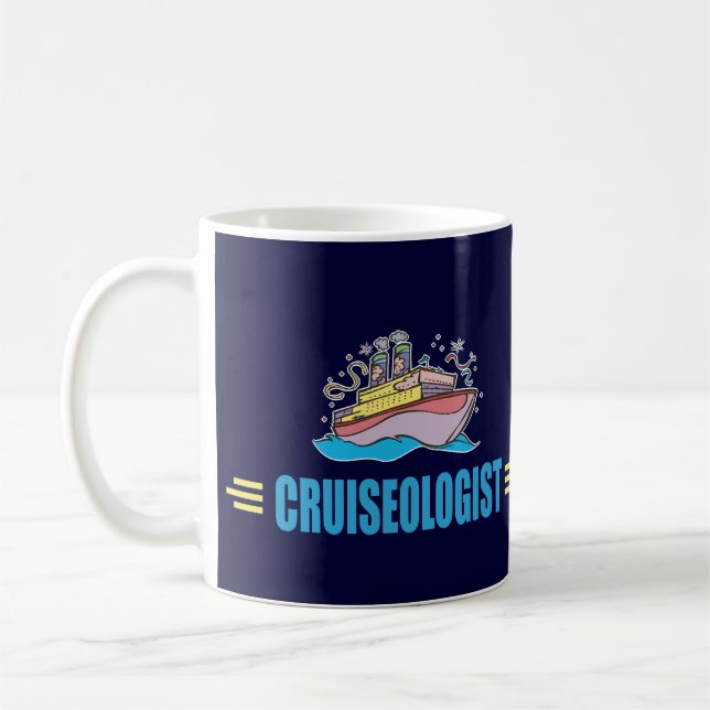 Funny Cruise Ship Kaffeetasse (Links)