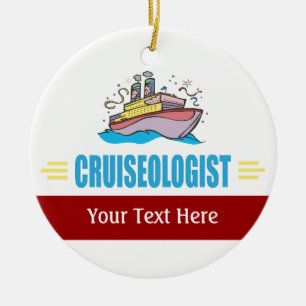 Funny Cruise Ship Keramik Ornament