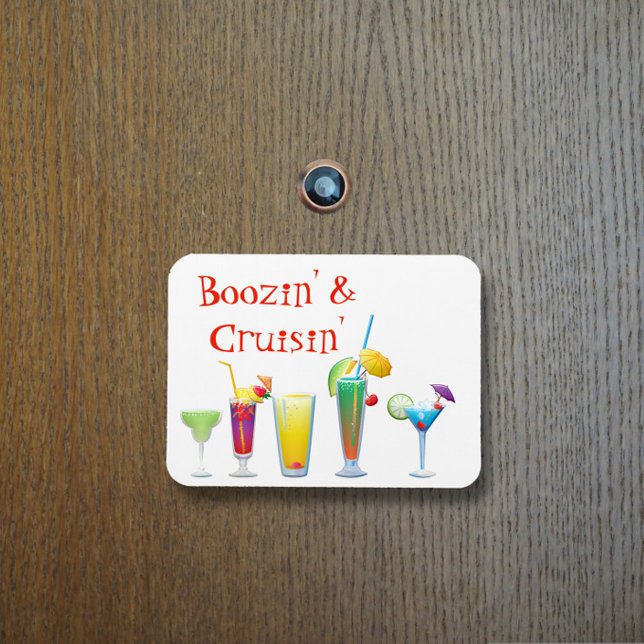 Funny Cruse Door Stateroom Magnet Drinks Cocktails (Von Creator hochgeladen)