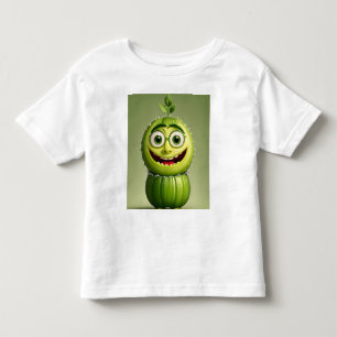 Funny cucumper Charakter Kleinkind T-shirt