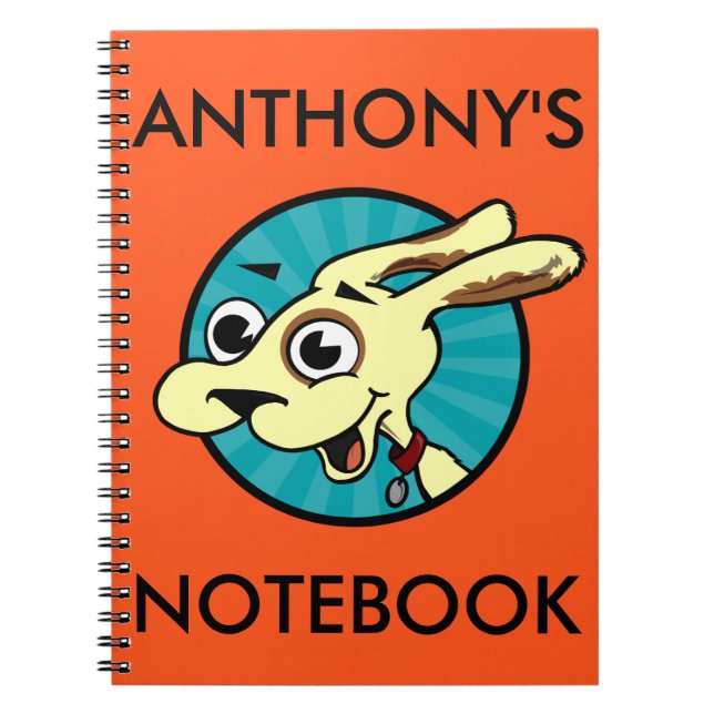 FUNNY CUG CHIEN CARNET SPIRAL (Devant)