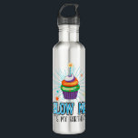 Funny Cupcake Candle Blow Me It's My Birthday  Edelstahlflasche<br><div class="desc">This funny design is perfect for someone who is celebrating his birthday. Grab this shirt as a perfect present to show off your love and greetings at someone's birthday party.</div>