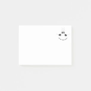 Funny Curiosity Eyes - Lächeln - Hinzufügen von  Post-it Klebezettel