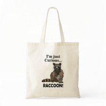 Funny Curious Raccoon