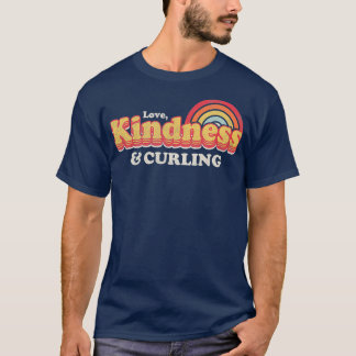 Funny Curling Design Liebe Güte und Curling T-Shirt