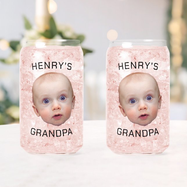 Funny Custom Baby Face Dosenglas (Insitu (Hochzeit))