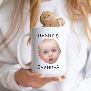 Funny Custom Baby Face Kaffeetasse