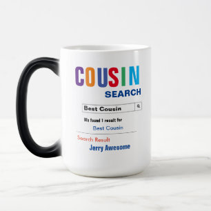 Funny Custom Best Cousin Geschenk Verwandlungstasse