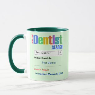 Funny Custom Best Dentist Geschenk Tasse