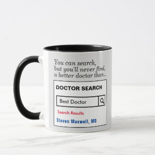 Funny Custom Best Doctor Geschenk Tasse