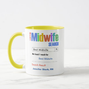 Funny Custom Best Midfrau Geschenk Tasse