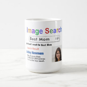 Funny Custom Best Mom Recherche Mug cadeau