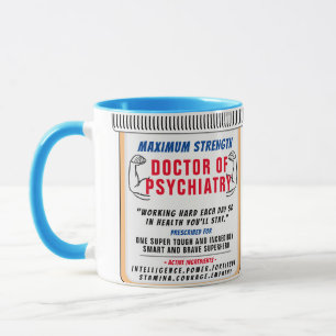 Funny Custom Best Psychiatrist Geschenke Tasse