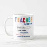 Funny Custom Best Teacher Geschenk Kaffeetasse<br><div class="desc">Passen Sie diese lustige,  maßgeschneiderte Tasse der besten Lehrer Geschenk,  um ein Geschenk machen sie Liebe. Gutes Geschenk für Lehrer und Professoren.</div>