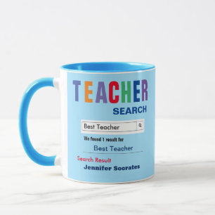 Funny Custom Best Teacher Geschenk Tasse