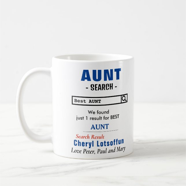 Funny Custom Beste Tasse (Links)