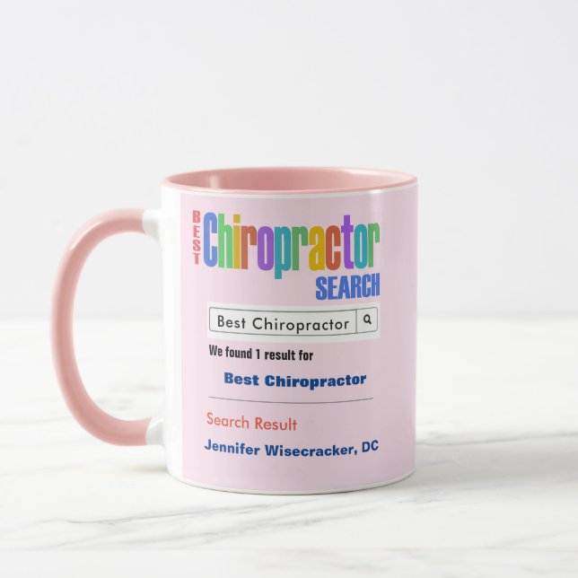 Funny Custom Bestes Chiropractor Geschenk Tasse (Links)