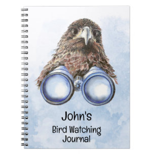 Funny Custom Bird Watching Journal for Birders