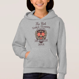 Funny Custom Birth Year Birthday Name Tischtennis Hoodie