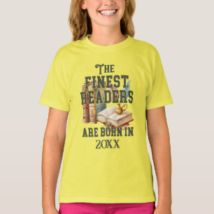 Funny Custom Book Lover Birthday T-Shirt