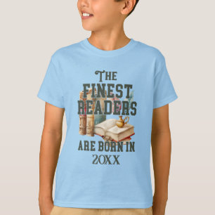 Funny Custom Book Lover Birthday T-Shirt
