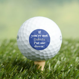 Funny Custom bringt mich ins Sprichwort Golfball