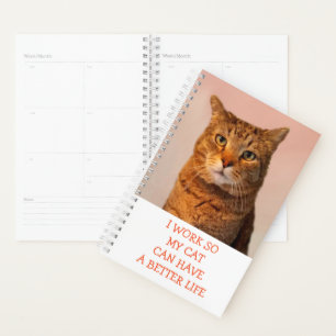 Funny Custom Cat Planer