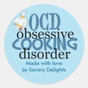 Funny Custom Catering Company Runder Aufkleber