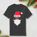 Funny Custom Christmas Weihnachten Weihnachten Wei T-Shirt<br><div class="desc">Sagen Sie allen, wer der Liebste des Weihnachtsmanns ist. Shirt enthält einen Santa Claus Hut, Schnurrbart, Bart und Text, der "Favorit des Weihnachtsmanns" und Sie füllen das Feld aus. . . . Onkel, Vater, Tante, Mama, Ingenieur, Hundeschuh, etc. Passen Sie den Text mit jedem "Favoriten" an. Macht ein lustiges Geheimgeschenk,...</div>
