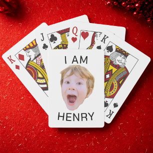 Funny Custom Face Cards Geburtstagsparty Matching Spielkarten