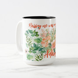 Funny Custom Floral Maman Mug Cadeau