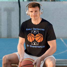 Funny Custom Geschenke für Basketball Spieler Fans T-Shirt