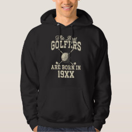 Funny Custom Golf Jahr Geboren Name Hoodie