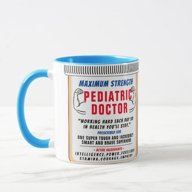 Funny Custom Pädiatric Gift Tasse (Links)