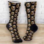 Funny Custom Pet Foto Grid Muster Socken<br><div class="desc">Ein unglaublich witzig und charmantes Accessoire, das Ihnen ein Lächeln ins Gesicht bringen wird - die Funny Custom Pet Foto Circular Grid Pattern Crew Socks. Diese reizvollen Socken verbinden Ihre Liebe für Haustiere mit einem spielerischen und auffälligen Design und schaffen so ein einzigartiges und personalisiertes Modestatement. Das Muster besteht aus...</div>