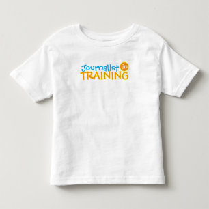Funny Custom Professionname Blue Orange Kleinkind T-shirt