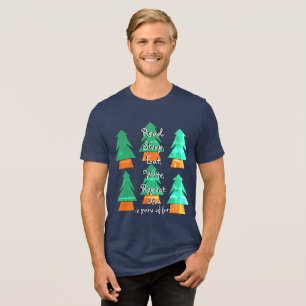 Funny Custom Pun Writer Life Mens Ugly Sweater Tri-Blend Shirt