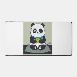 Funny Custom Sarcastic Panda Opinion Coworker Gift Schreibtischunterlage