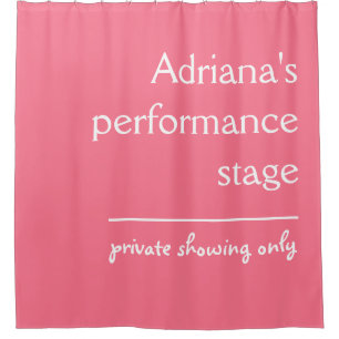Funny Custom Text & Color Duschvorhang