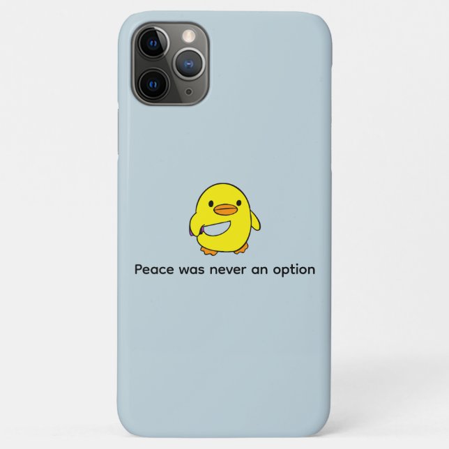 Funny Custom Text Yellow Duck Black Case-Mate iPhone Hülle (Rückseite)