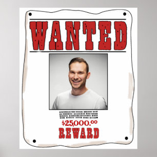 Funny Custom Wanted Poster