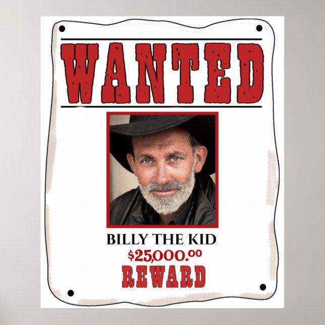 Funny Custom Wollte Ihr Foto Poster (Vorne)