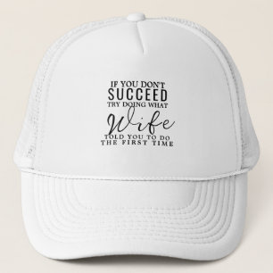 Funny Customizable Ehefrau Sprichwort Hat Cap Truckerkappe