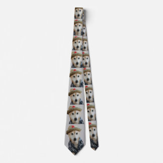 FUNNY CUTE CHIEN DRESSE PEINTURE CRAVATE GRIS