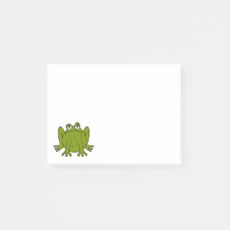 Funny Cute Frog Post-it Klebezettel