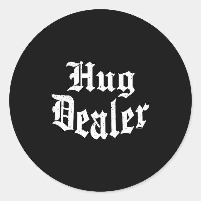 Funny Cute Sensitive Feet Hug Merchant Valentine's Runder Aufkleber (Vorderseite)