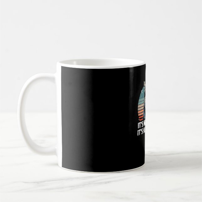 Funny & Cute Siberian Husky Dog Glitter Classic T- Kaffeetasse (Links)