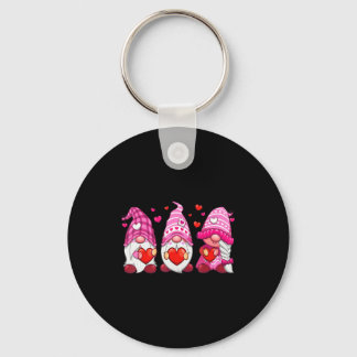 Funny Cute Three Gnomies Nk Hearts Matching Vale  Schlüsselanhänger