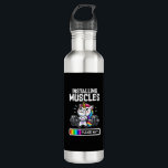 Funny Cute Unicorn Workout Gym Fitness Weightlifti Edelstahlflasche<br><div class="desc">Funny Cute Unicorn Workout Gym Fitness Weightlifting Gift Tank Top</div>