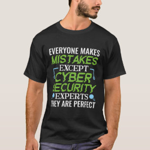 Funny Cyber Security Expert Definition Computer T-Shirt